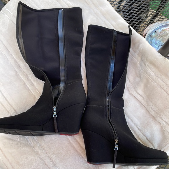 Prada  wedge boots gently worn … - Picture 5 of 8